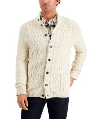 Club Room Men's Chunky Button Cardigan 