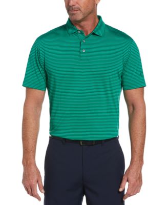 green collared shirt