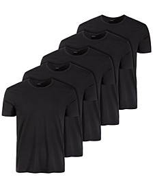 Men's 5-Pk. Moisture-Wicking Solid T-Shirts, Created for Macy's 