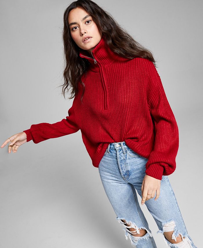 And Now This HalfZip Sweater Macy's