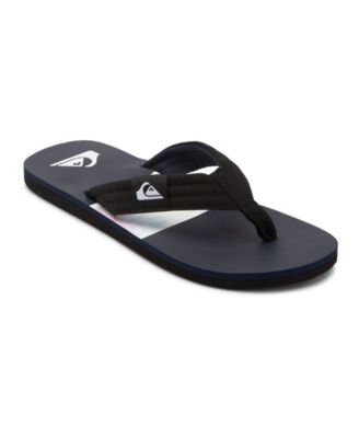 quicksilver flip flops for men