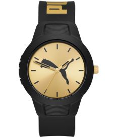 Women's Reset V2 Black Polyurethane Strap Watch, 36mm