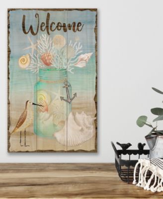 Coastal Mason 12x18 Board Art 