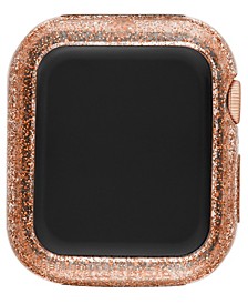 Women's Rose Gold-Tone Glitter Bumper for Apple Watch, 40mm