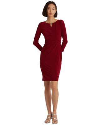 Lauren Ralph Lauren Wrap-Style Jersey Dress & Reviews - Dresses - Women -  Macy's