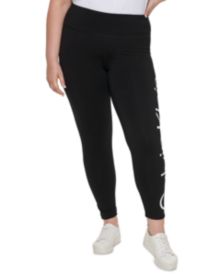 Plus Size Logo Graphic Leggings