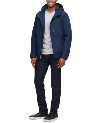 tommy hilfiger sherpa lined softshell jacket