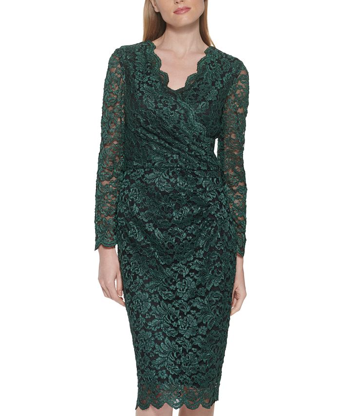 Jessica Howard Petite Lace Sheath Dress Macy's
