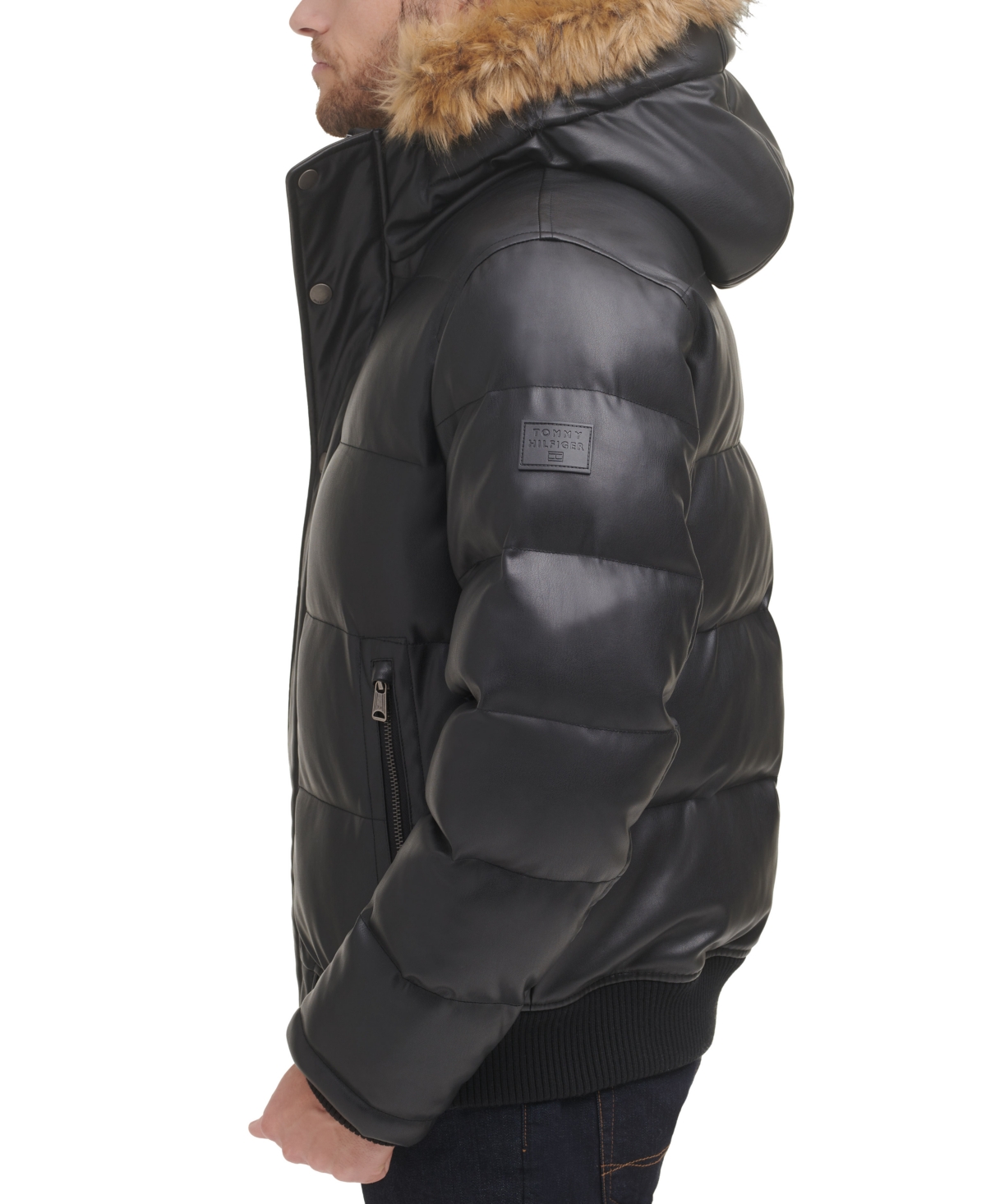 Tommy Hilfiger Men's Quilted Snorkel Bomber Jacket