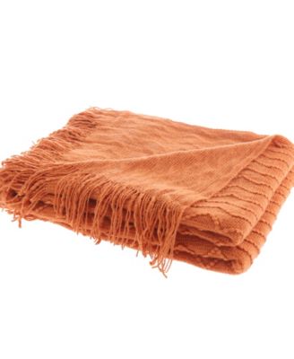 Solid Soft Zigzag Lightweight Throw, 60" x 50"