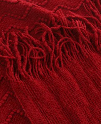 Solid Soft Zigzag Lightweight Throw, 60" x 50"