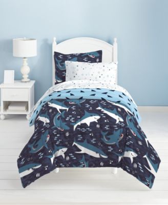 Sharks 7-Piece Comforter Set, Full