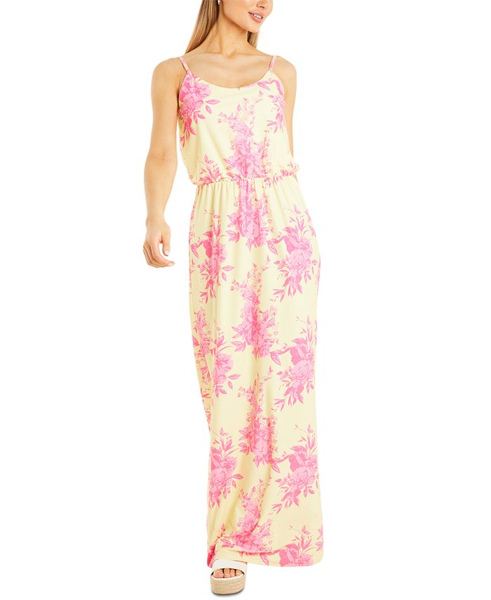 QUIZ FloralPrint Maxi Dress Macy's