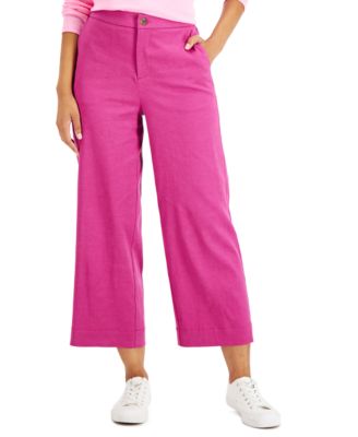 Charter Club - Cropped Wide-Leg Pants