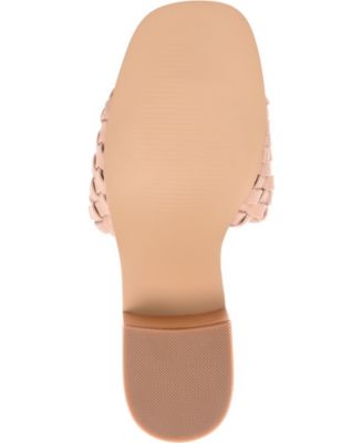 Women's Fylicia Woven Block Heel Slide Sandals