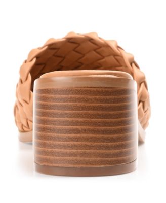 Women's Fylicia Woven Block Heel Slide Sandals