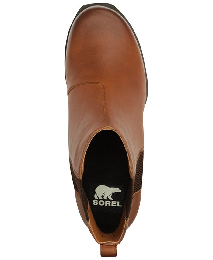 Sorel Women's Joan of Artic Wedge III Lug Sole Chelsea Booties