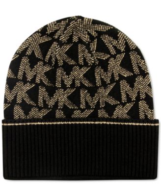 Metallic Logo Knit Hat