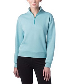Women's Eco Cozy Fleece Mock Neck Sweatshirt
