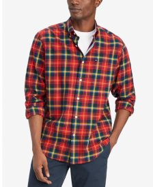 Men's Rainn Plaid Long-Sleeve Shirt 