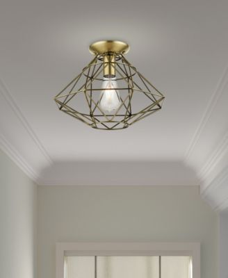 Geometric 1 Light Flush Mount