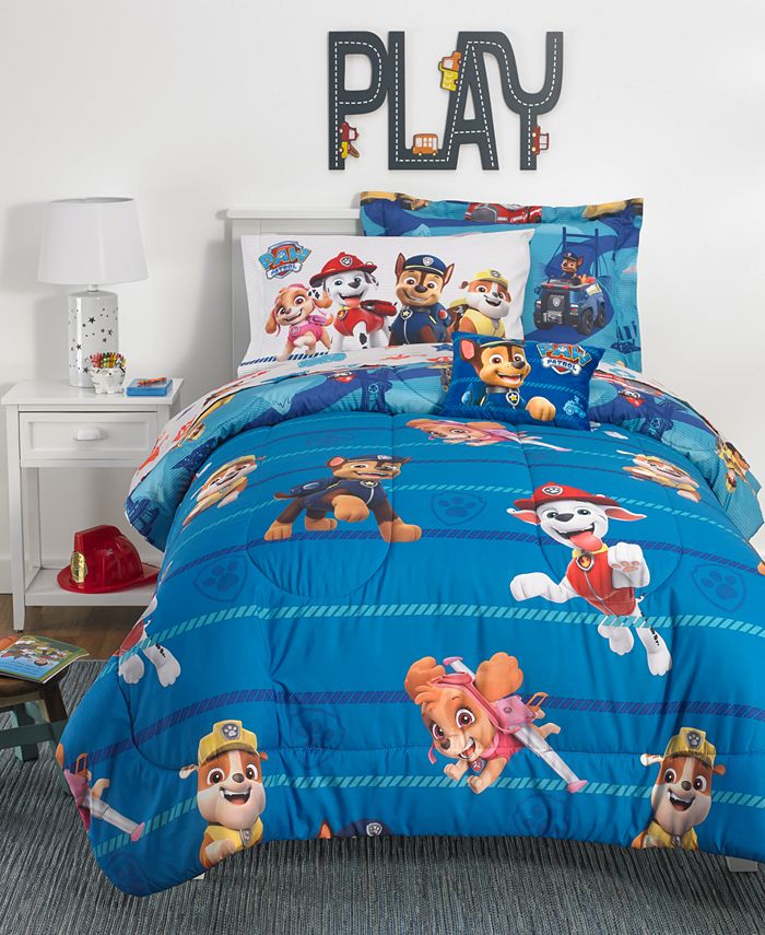Paw Patrol 6 Pc Twin Comforter Set, Paw Patrol Sheets For Twin Bed