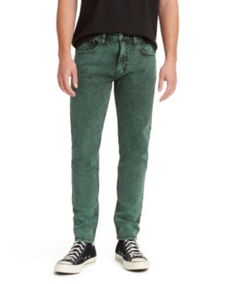 mens green stretch jeans