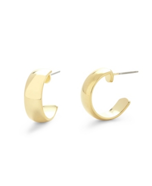 BROOK & YORK 14K GOLD PLATED BLAKE HOOPS EARRINGS