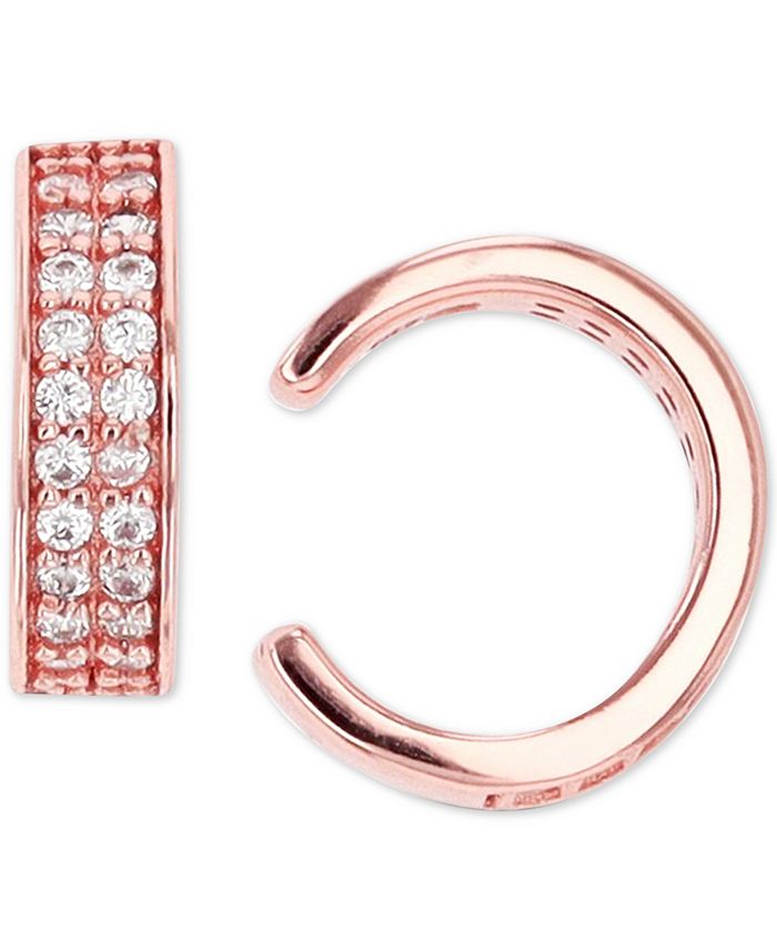 Macy's Cubic Zirconia Double Row Ear Cuffs Macy's