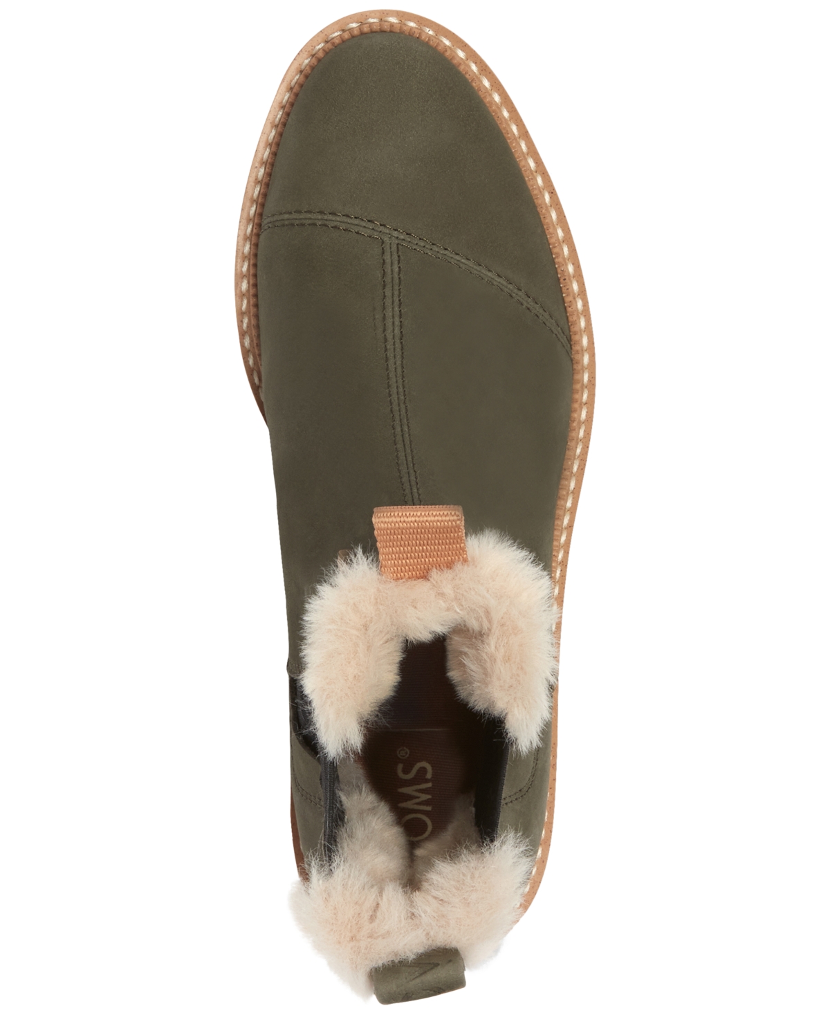 TOMS WOMEN'S DAKOTA COZY WATER-RESISTANT CHELSEA LUG BOOTIES 