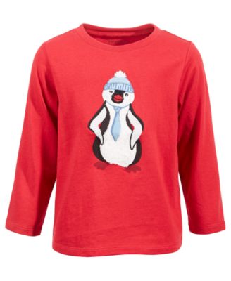 First Impressions - Toddler Boys Handsome Penguin T-Shirt