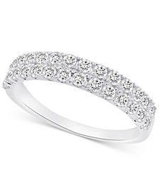 Certified Diamond Double Row Band (3/4 ct. t.w.) in Platinum