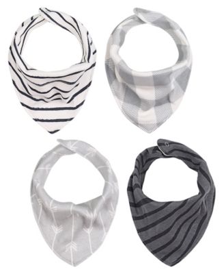 Cotton Bandana Drool Baby Bibs, 8pk, Unisex