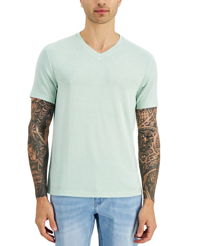 INC International Concepts Men's Perform V-Neck T-Shirt, Created for ...