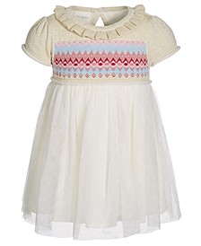 Baby Girls Fair Isle Sweater Dress, Created for Macy's