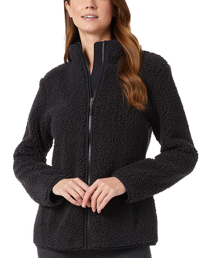 Sherpa mock neck sweatshirt online