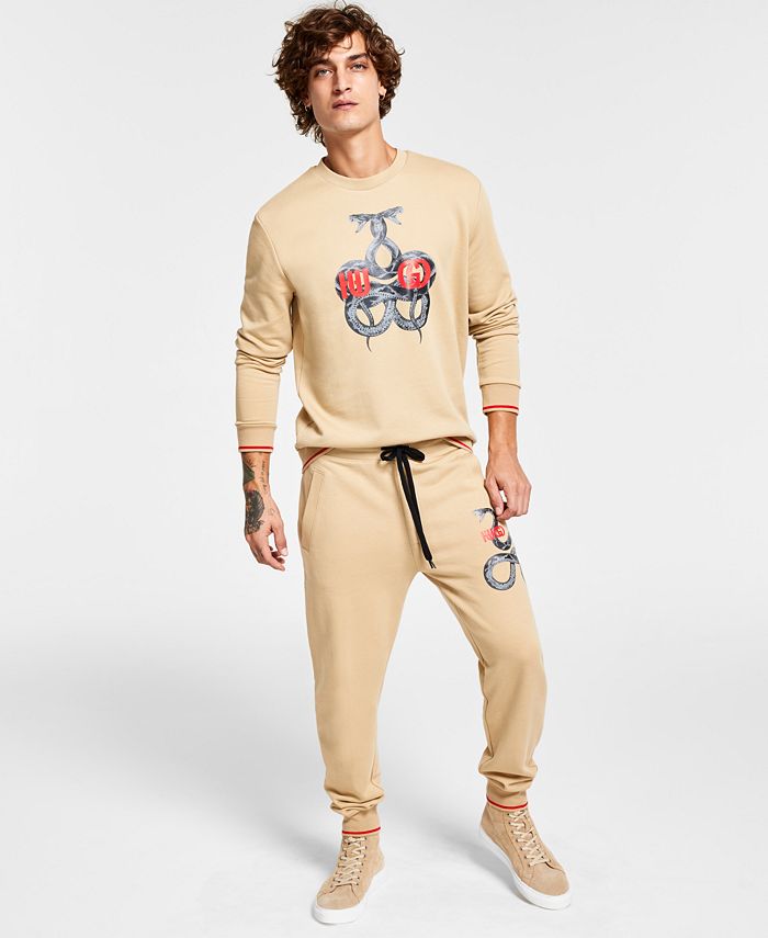 HUGO Men s Doodley Snake Graphic Sweatpants Created for Macy s