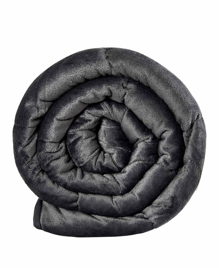 PUR & CALM SILVADUR Antimicrobial Plush Mink Weighted Blanket, 12 lb