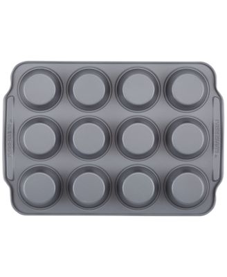 Nonstick Bakeware Double Batch Muffin and Cupcake Pan Set, 2-Piece