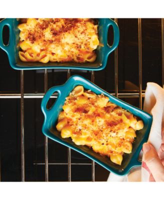 Ceramics Rectangular Au Gratin Set, 2-Piece