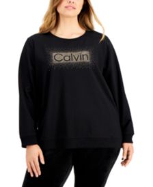 Plus Size Embellished-Logo Sweatshirt  