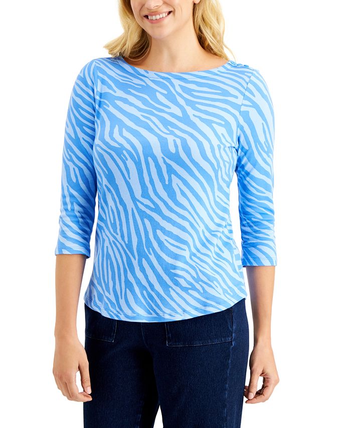 Macys womens charter club blouses best sale