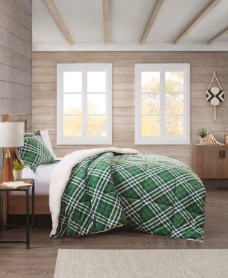 Premier Comfort - Velvet to Sherpa Twin Comforter Set