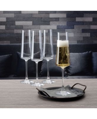 Aline Flute Glasses, Set of 4
