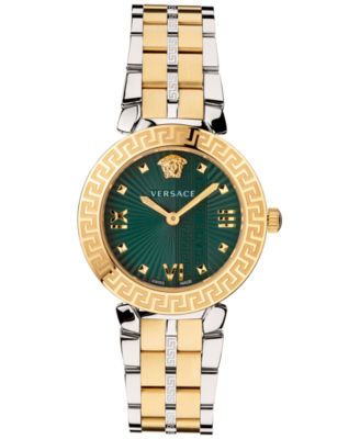 Versace - Women's Swiss Greca Icon Two-Tone Stainless Steel Bracelet Watch 36mm