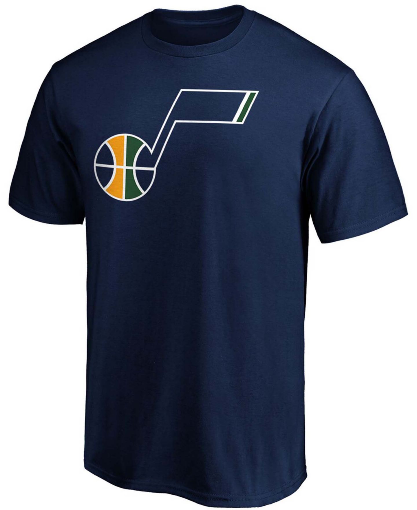 Мужская футболка Fanatics Navy Utah Jazz Primary Team Logo — фото 2