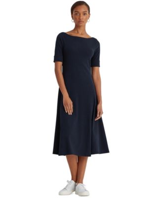Lauren Ralph Lauren - Stretch Cotton Midi Dress