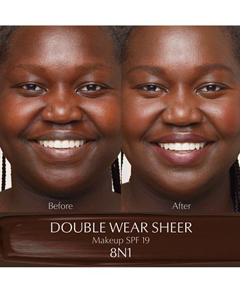 ESTEE LAUDER Double Wear Sheer Long Wear Makeup Spf 19 Foundation | 2N1 Desert Beige 1 oz