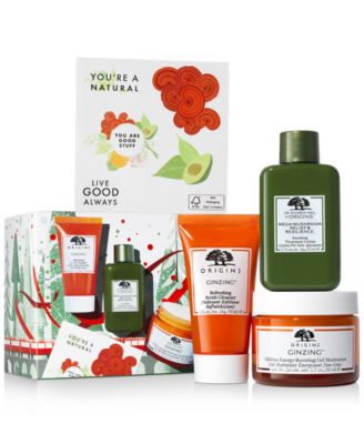 Origins - 3-Pc. Glow & Believe GinZing & Mega-Mushroom Hydrating Glow Set