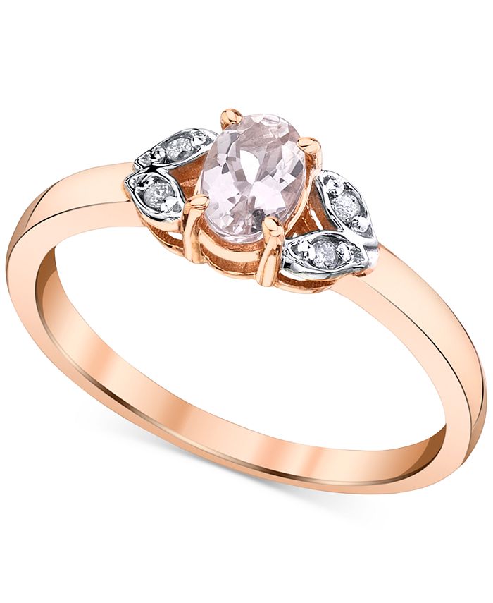 Macy's online morganite ring